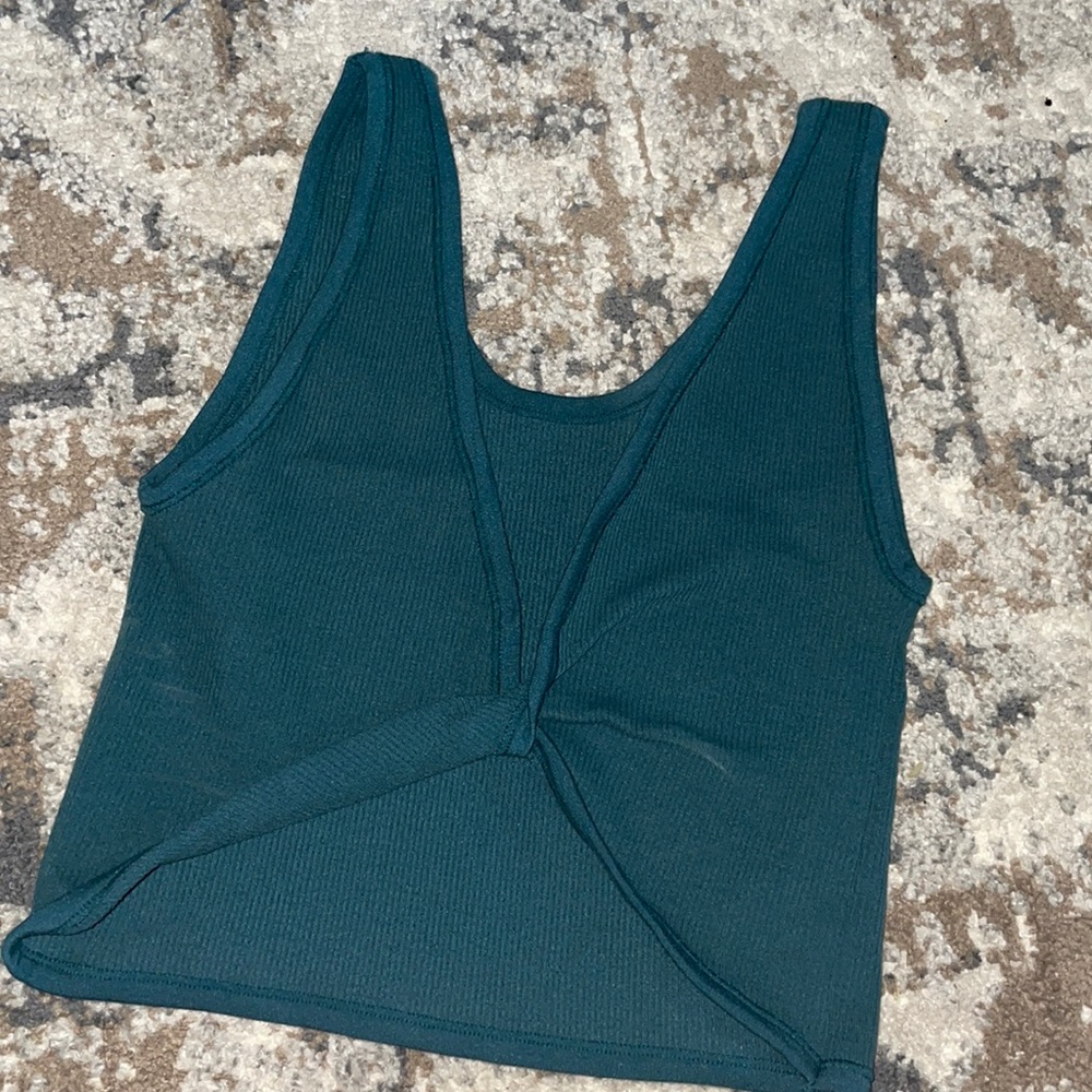 Urban Outfitters Green Crop Top